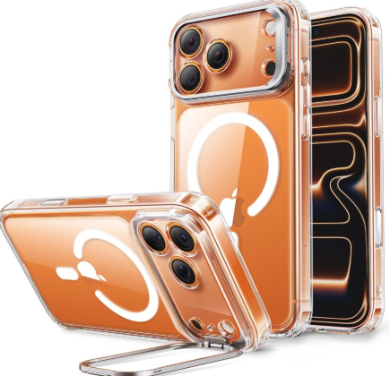 ESR iPhone 17 Pro Max Classic Hybrid Magnetic Case con Stand, MagSafe y Control de Cámara Protección 3x