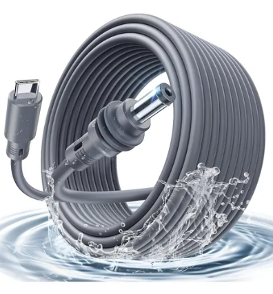 Anina Cable USB-C a DC para Starlink Mini Chip PD Inteligente, 18AWG, IP67 (5M/16.4FT)