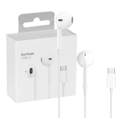 Apple EarPods USB-C, Audífonos con Cable, Micrófono y Control Integrado