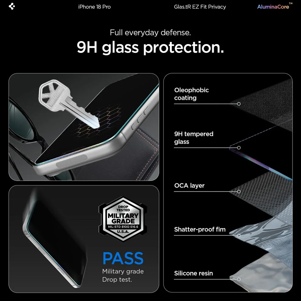 Foto 7 de Spigen GLAS.tR EZ Fit |  Privacy