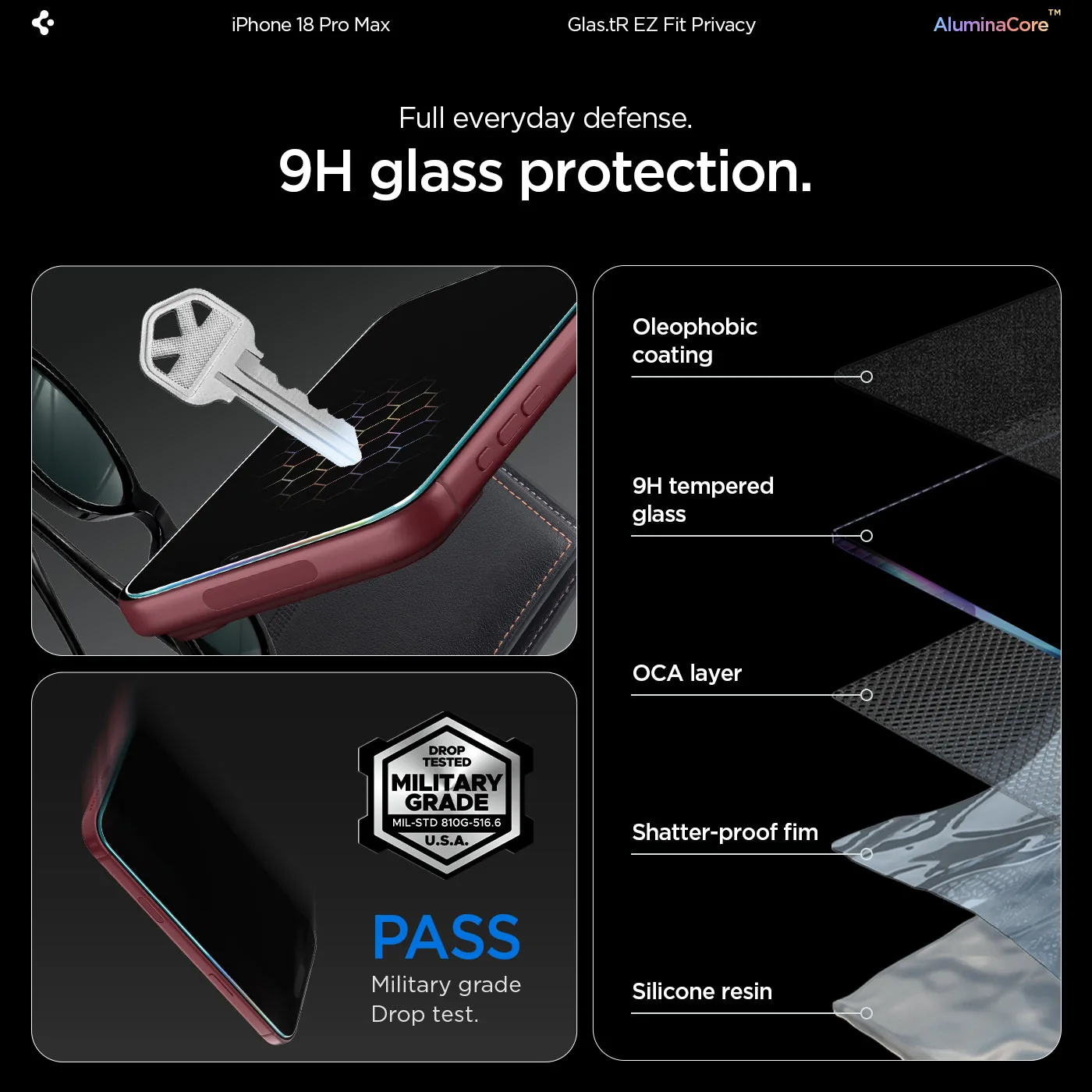 Foto 7 de Spigen GLAS.tR EZ Fit |  Privacy