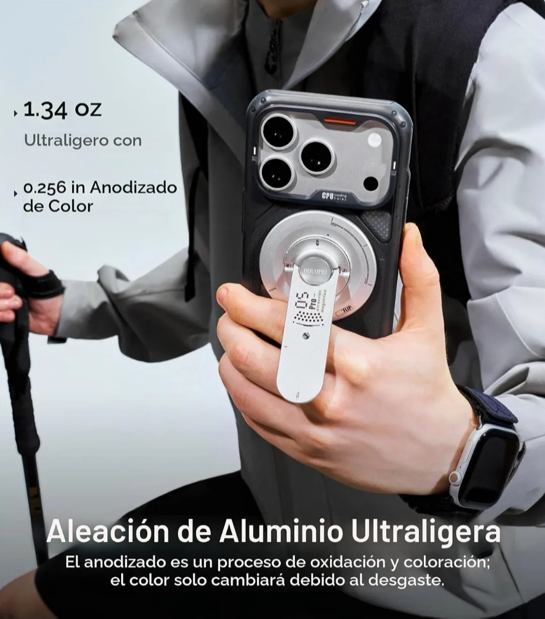 Foto 3 de Aulumu G05 Pro Magnetic Kickstand EDC