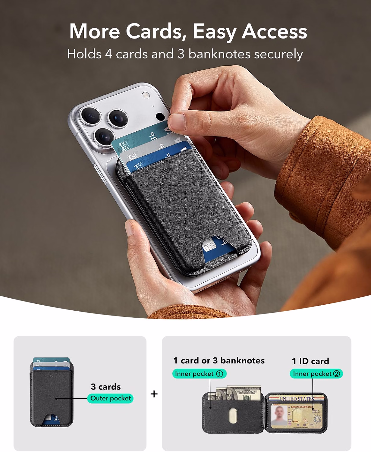 Foto 4 de ESR Wallet RFID (Stand)